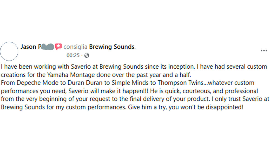 JASON, CLIENTE AFFEZIONATO E SODDISFATTO